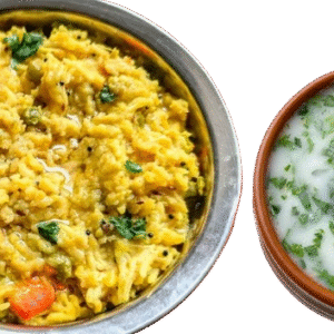 Gujarati Khichdi + Chaas